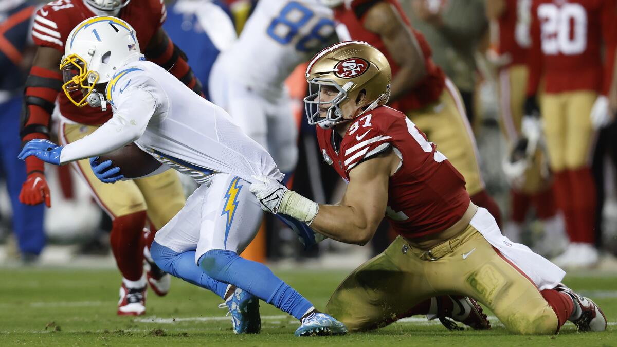 49ers game today: 49ers vs. Chargers injury report, spread, over