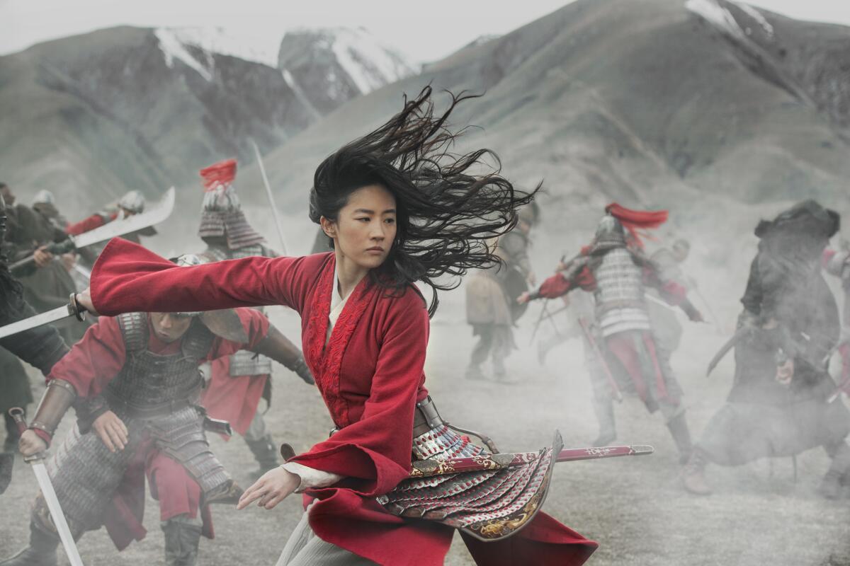 Yifei Liu in Disney's "Mulan"