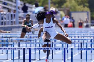 DeAuna Louis of GALA will be the favorite at City Section track and field championships in the hurdles.