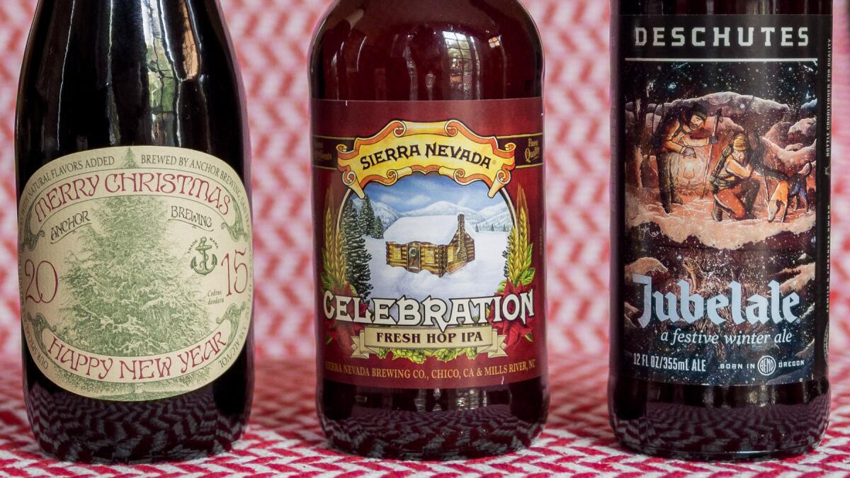 Three craft beers to drink for the holidays.