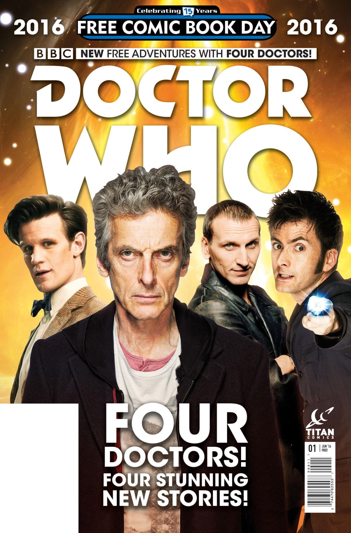 "Doctor Who Four Doctors" special FCBD edition. (Titan Comics)