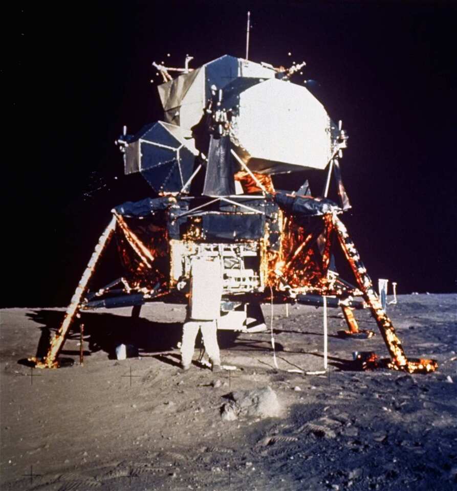 Apollo II on the moon