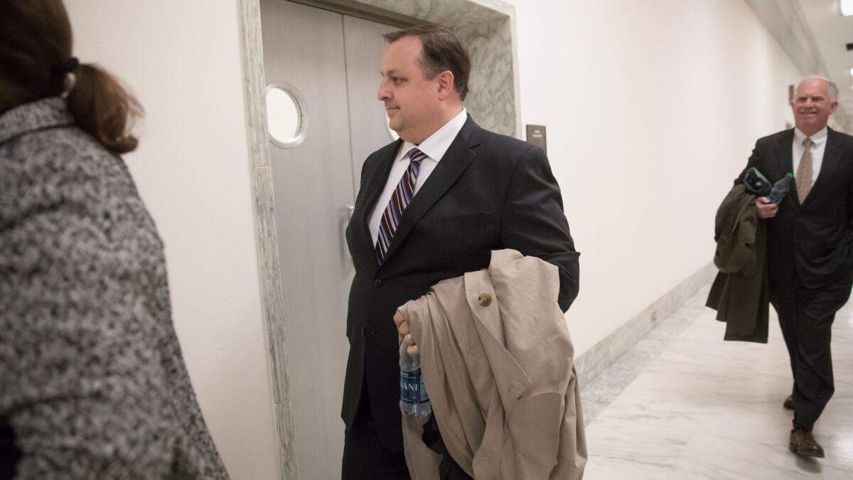Walter Shaub Jr., then-director of the U.S. Office of Government Ethics, in Washington on Jan. 23.