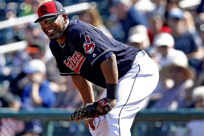 The AL champion Cleveland Indians added slugger Edwin Encarnacion to their formidable lineup.
