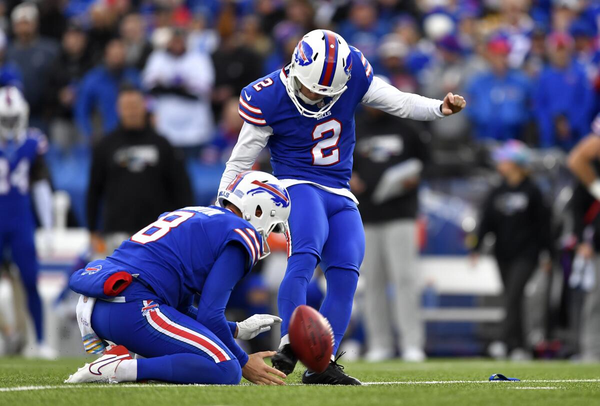 Bills sign kicker Tyler Bass to 4-year contract extension - The San Diego  Union-Tribune