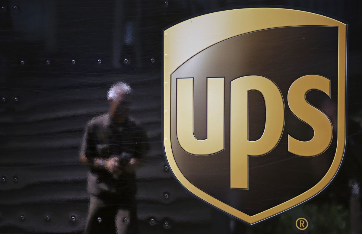 Two UPS workers were killed in a workplace accident at a delivery hub at Ontario Airport on Monday.