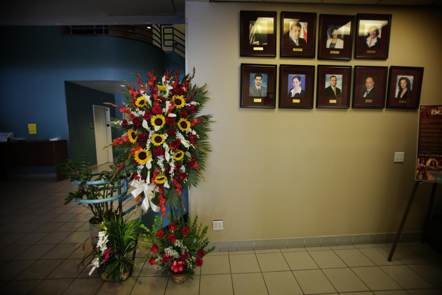 Flowers at City Hall