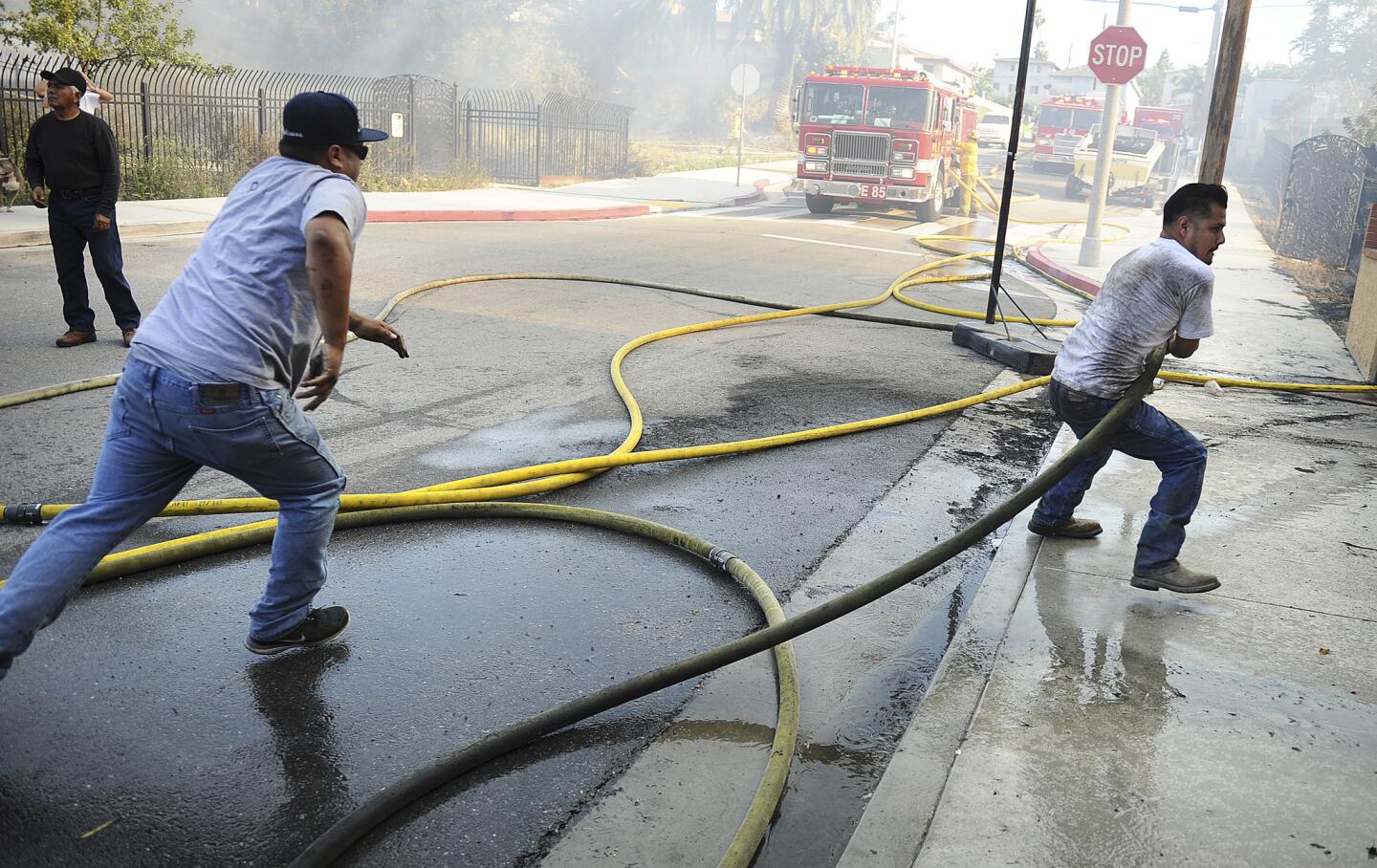 San Pedro fire