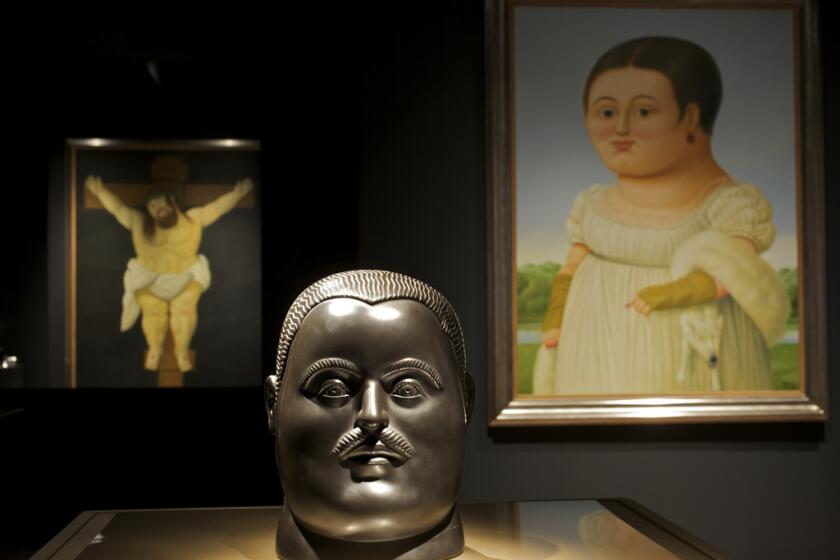 ARCHIVO - La obra de arte del artista colombiano Fernando Botero