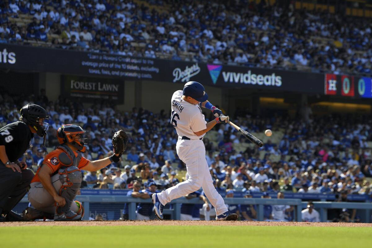 Dodgers balk all over the Astros to complete comeback win – Orange County  Register