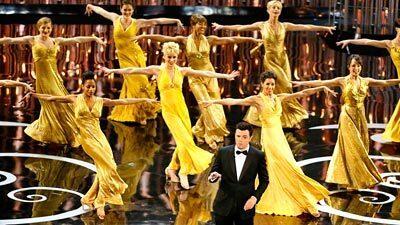 Seth MacFarlane works a song-and-dance number at the 2013 Oscars telecast.