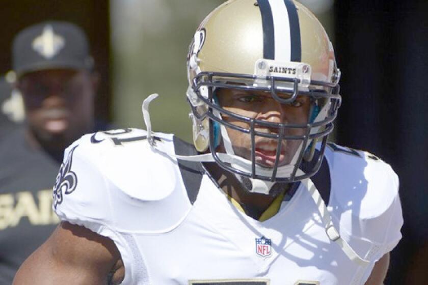 New Orleans linebacker Jonathan Vilma was put on injured reserve after appearing in his first game for the Saints on Sunday.