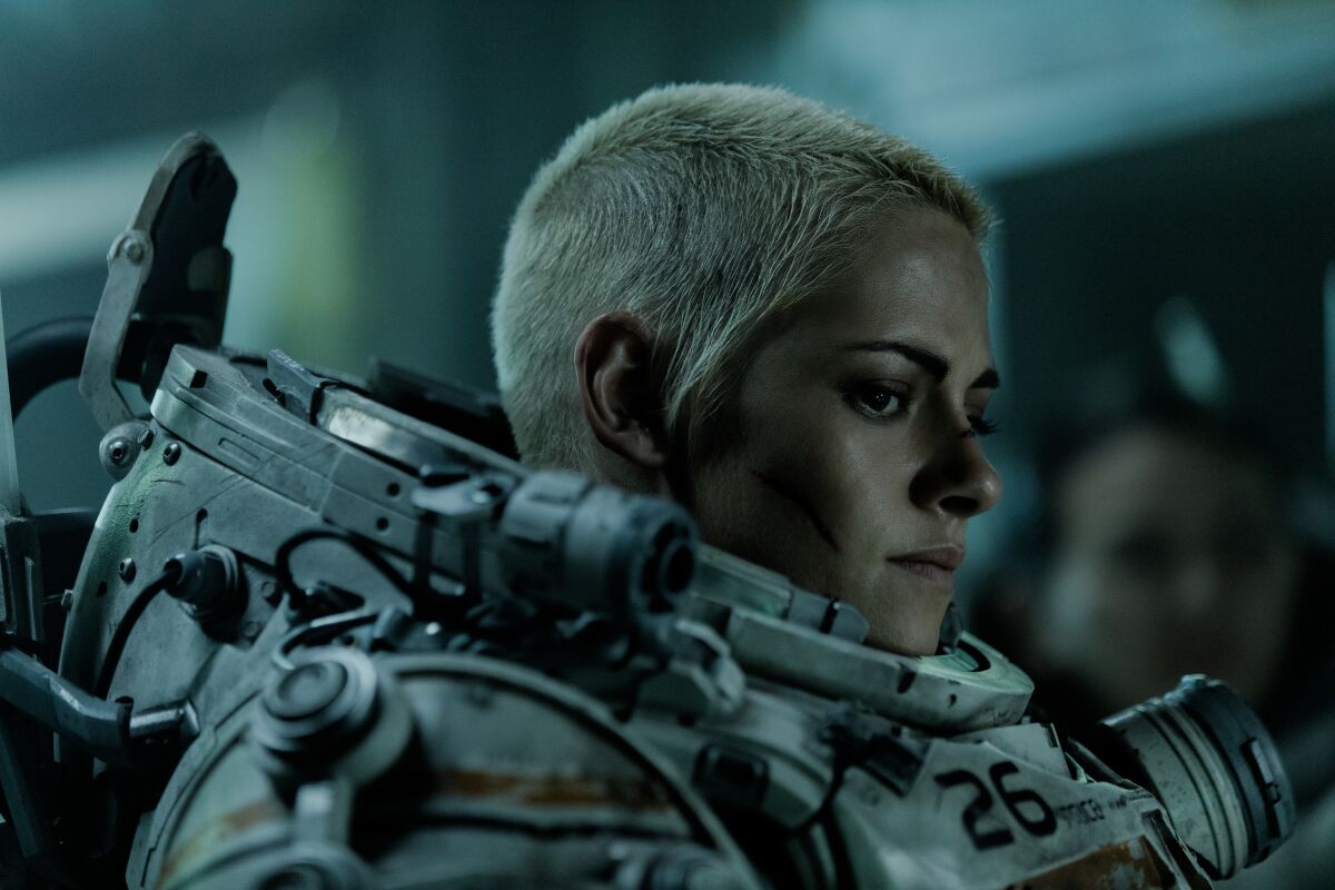 Kristen Stewart in the movie "Underwater."