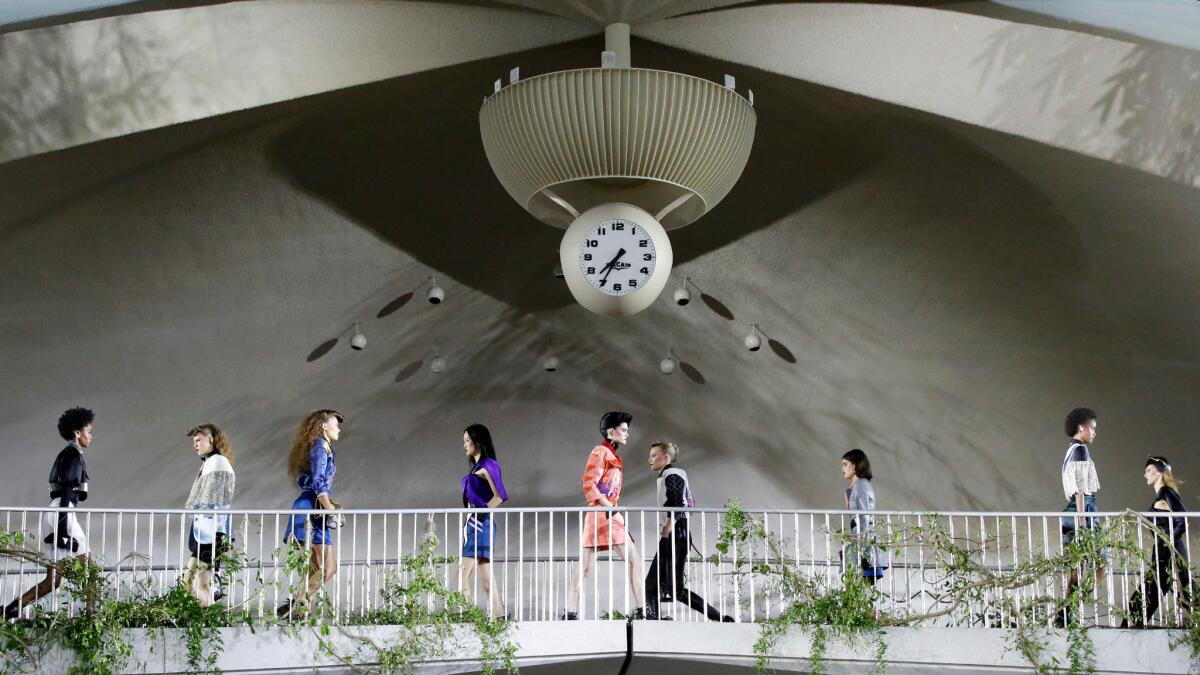 The Louis Vuitton Cruise 2020 Fashion Show at TWA Terminal in JFK