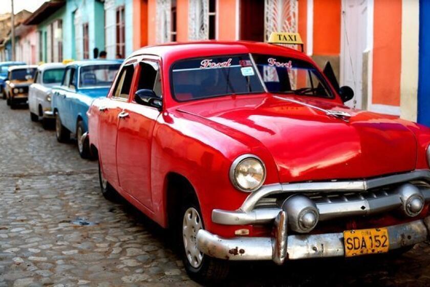 Beautifully restored American cars from the 1950s are commonplace in Cuba. And although Cubans cannot get American replacement parts, they have ingeniously fashioned their own from Russian car parts. With Cuba opening up, there is now a large market for these cars in Europe.