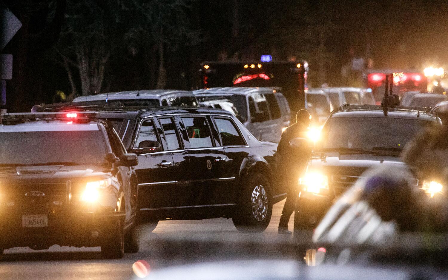 Traffic alert: Biden, Obama will appear at downtown L.A. fundraiser Saturday evening
