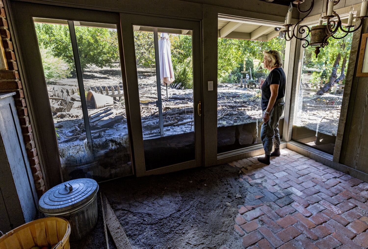 In San Bernardino mountains, residents hit by devastating mudslide fear more to come