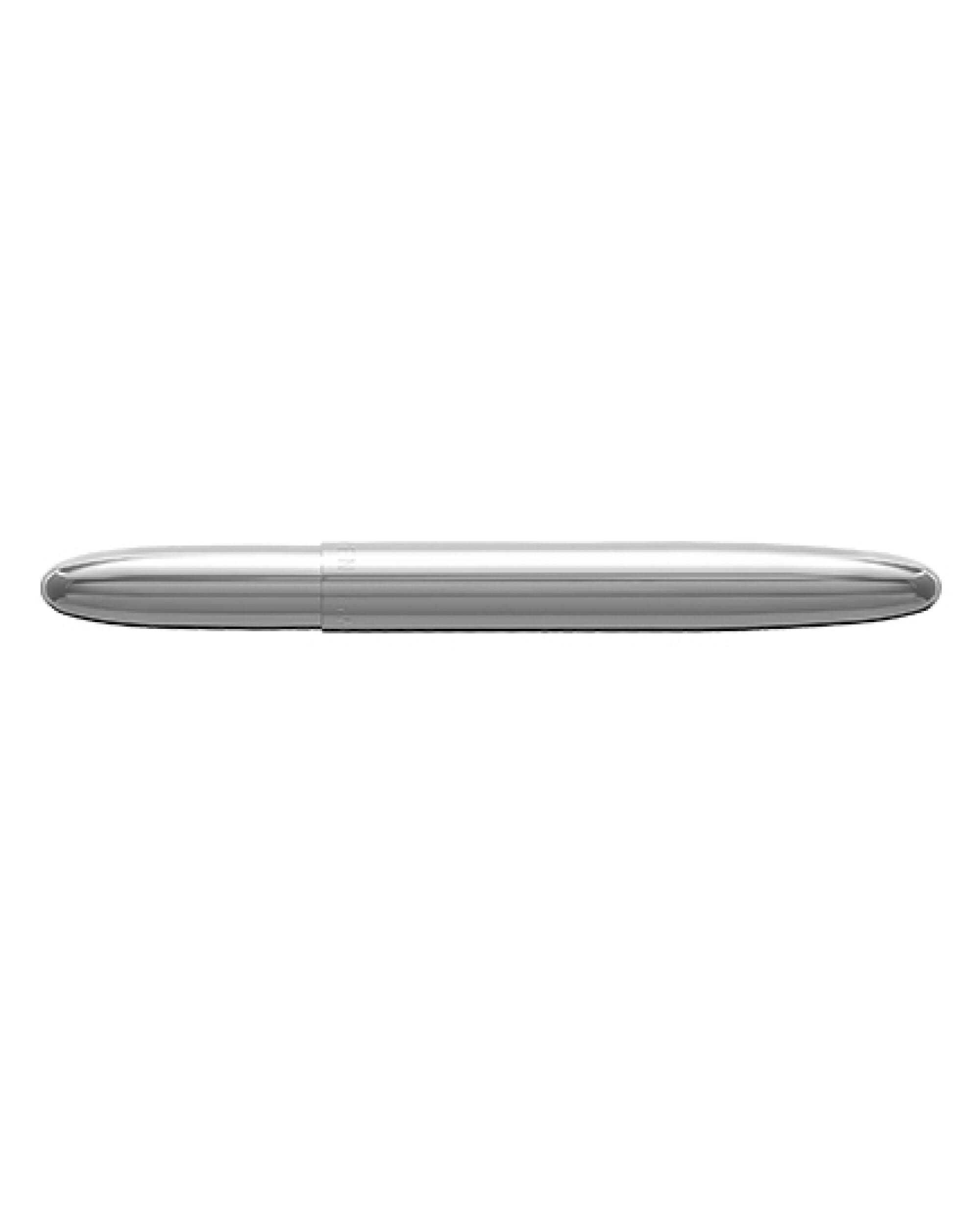 A chrome bullet pen by Fisher Space Pen Co.
