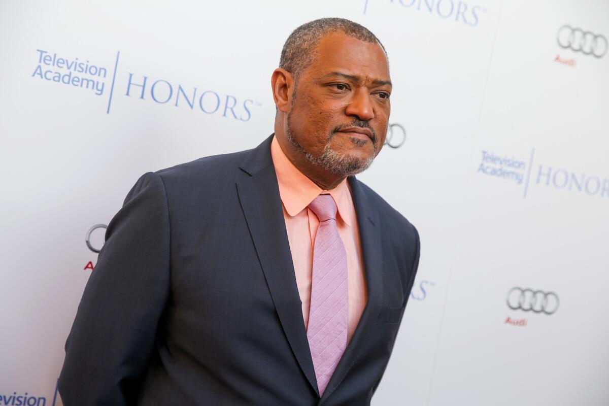 Laurence Fishburne arrives at the 2015 Television Academy Honors at the Montage Hotel in Beverly Hills in May 2015.