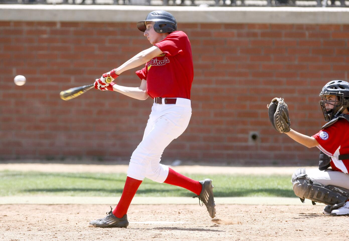 Photo Gallery: La Crescenta Trotta vs. La Canada Cardinals in Babe Ruth baseball