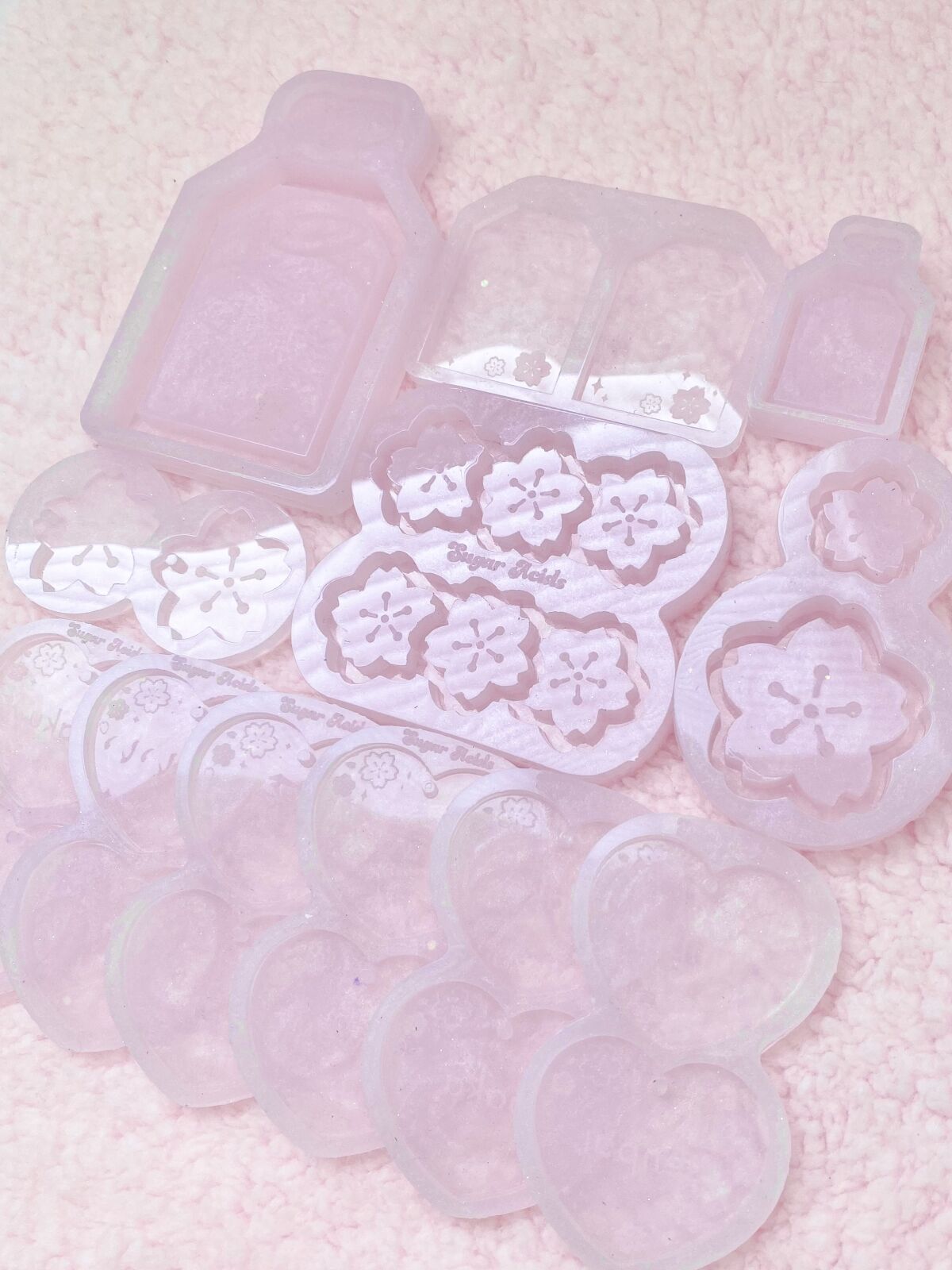 Silicone molds from Sugar Acids.