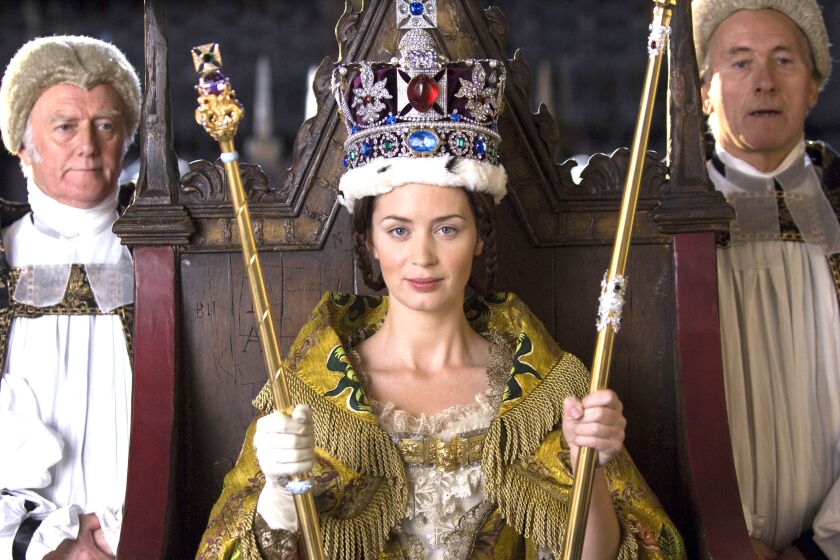 Emily Blunt in the movie THE YOUNG VICTORIA , courtesy of Apparition.FOR IMAGE DEC. 6th COVER.