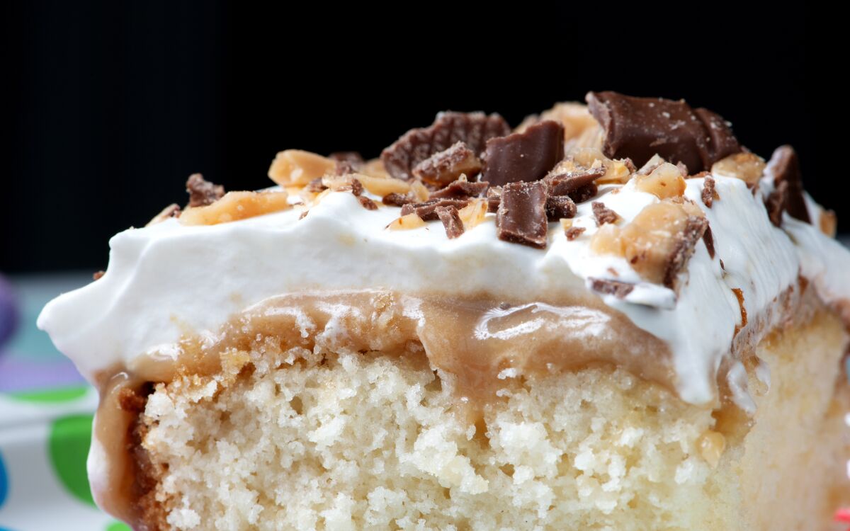 Candy Bar Sheet Cake