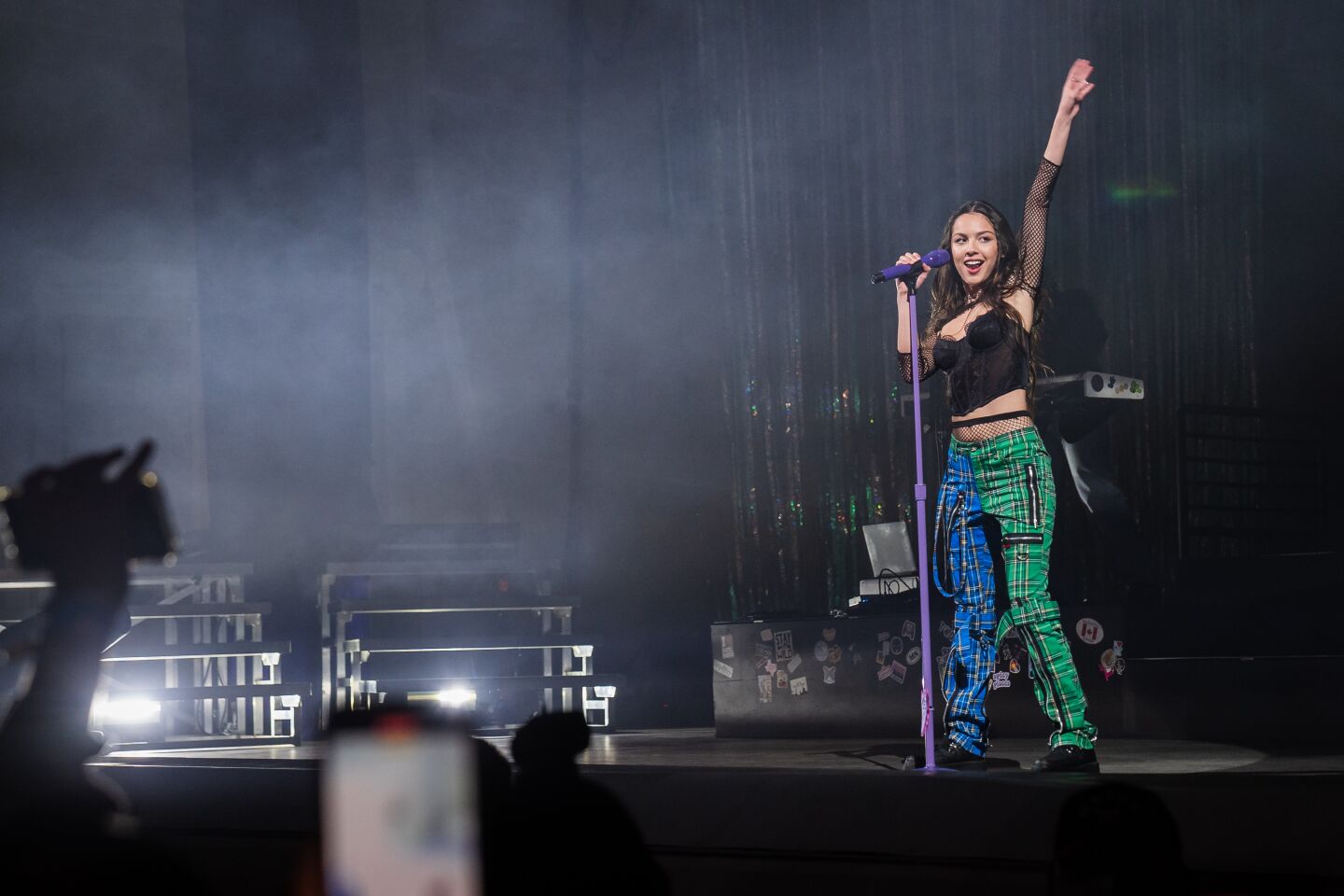 Olivia Rodrigo performing at The Rady Shell at Jacobs Park in downtown on May 19, 2022.