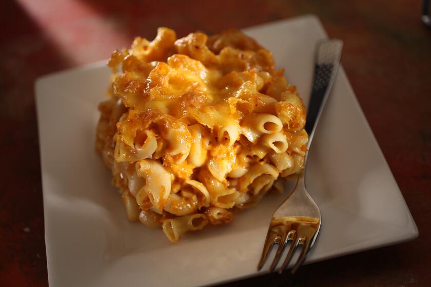 McKoy, Kirk -- - Pictured is a S.O.S. of spicy Mac & Cheese.