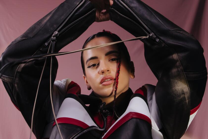 Rosalia is photographed right before her second show in Mexico City