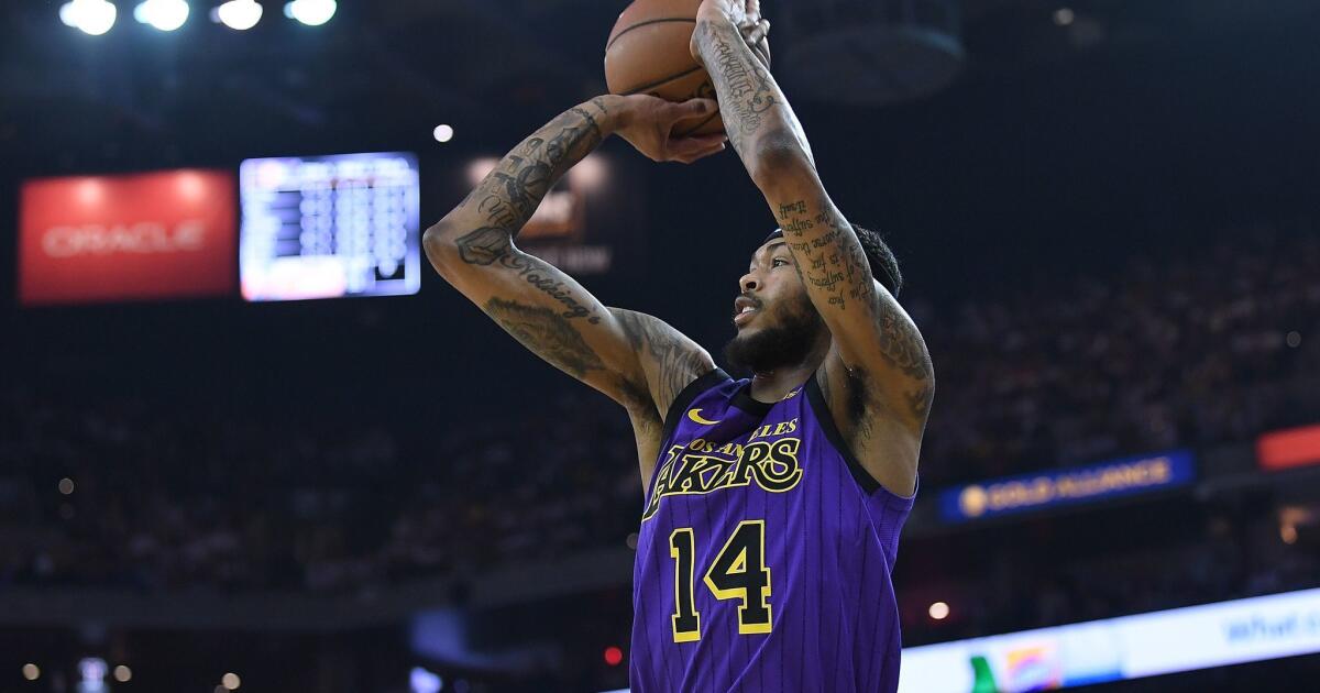 Brandon Ingram is transforming before the Lakers' eyes - Los Angeles Times