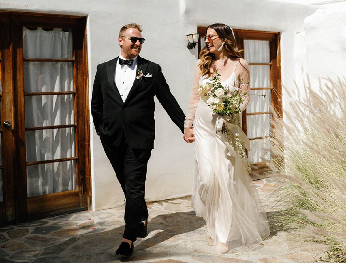 A New York Elopement Followed by a Palm Springs Destination Wedding - Los Angeles Times A New York Elopement Followed by a Palm Springs Destination Wedding - Los Angeles Times