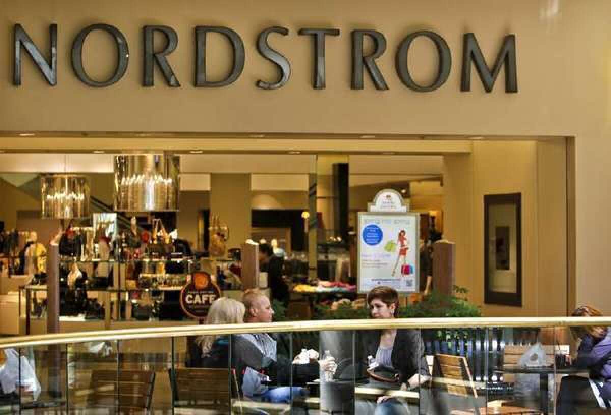 A Pasadena man has sued Nordstrom after his daughter slipped in 2006 while trying on boots he said were "too large."