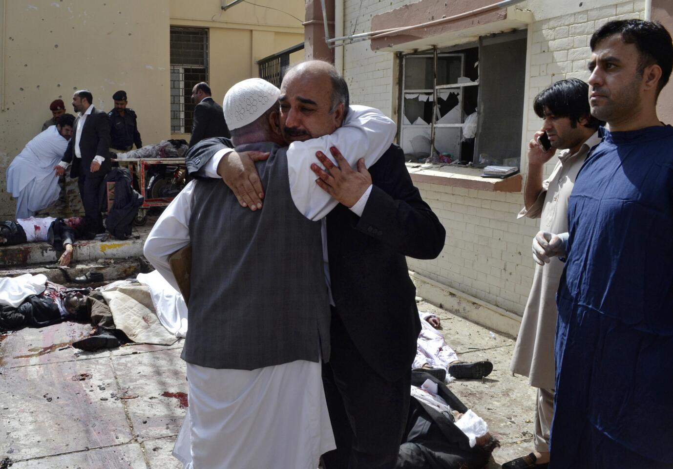 Pakistan hospital bombing