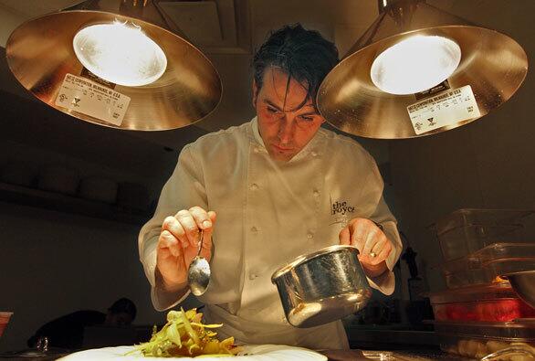Chef David Feau, formerly of Patina, creates a sophisticated and smart menu for the Royce.