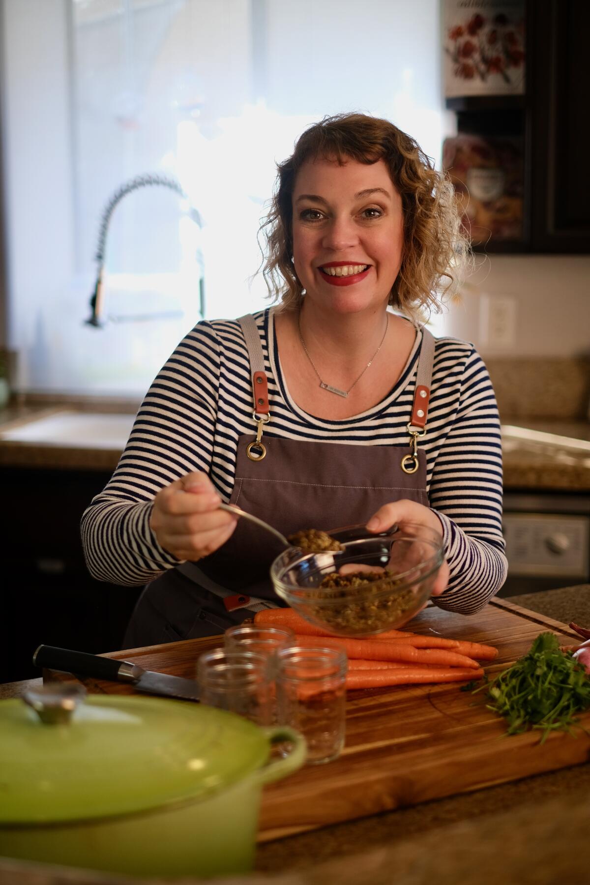 Bon Vivant cooking school offers online cooking classes with chef Tori Sellon.