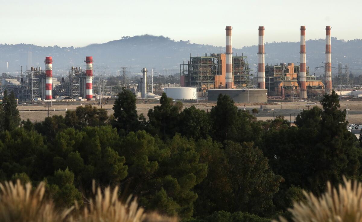 The Los Angeles Department of Water and Power's gas-fired Valley Generating Station in Sun Valley.