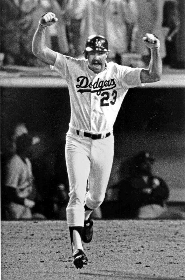 1. Oct. 15, 1988 — Kirk Gibson's World Series home run