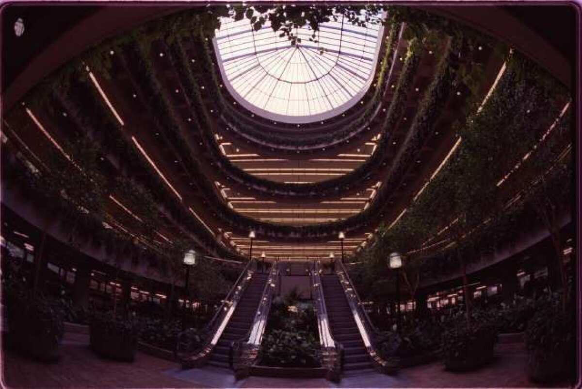 The California Public Employees' Retirement System headquarters atrium. The fund eared a 16.2% return last year, it's best calendar year showing in 11 years.