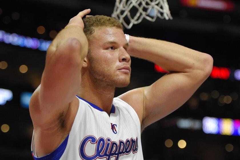 Blake Griffin and the Clippers open the 2014-15 NBA season against the injury-riddled Oklahoma City Thunder tonight at Staples Center.