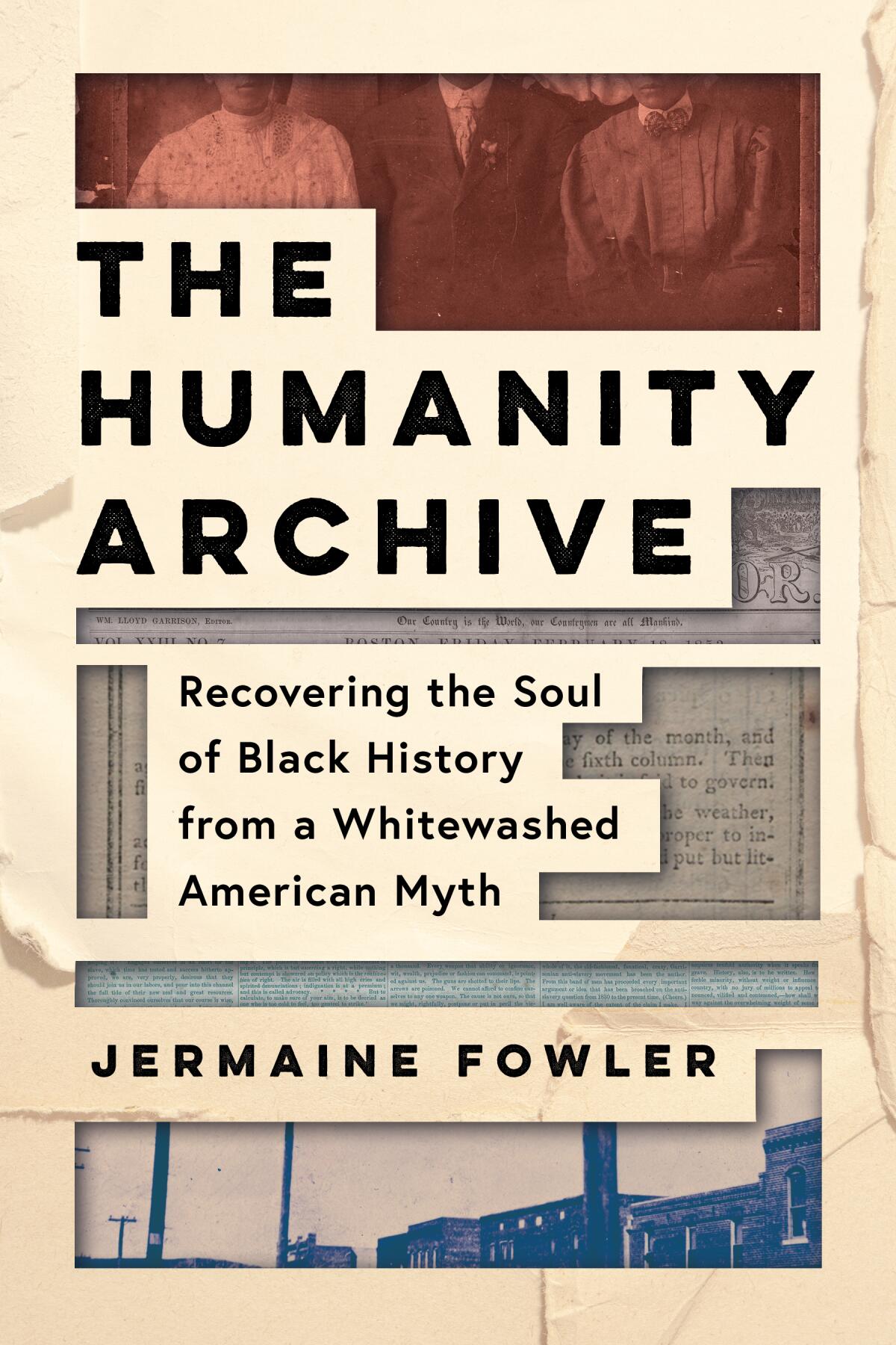 book cover for 'The Humanity Archive,' by Jermaine Fowler