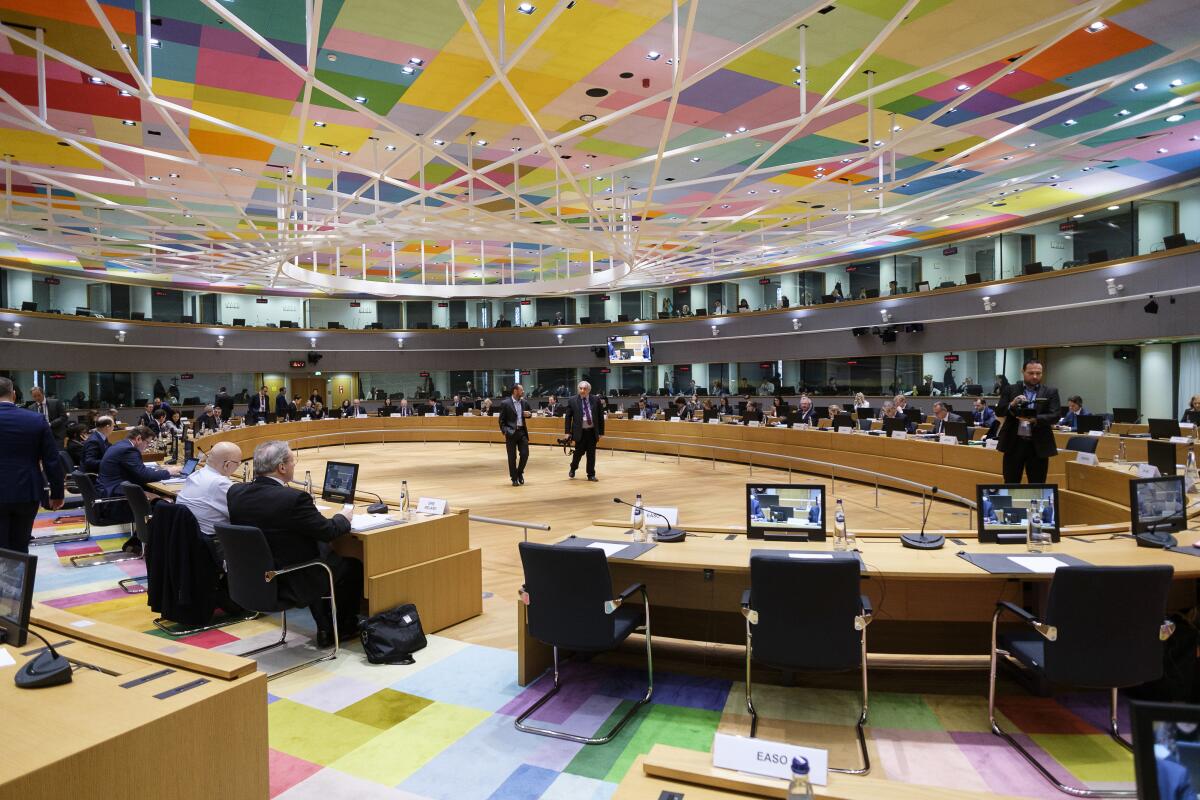 EU interior ministers prepare to meet in Belgium on Friday.
