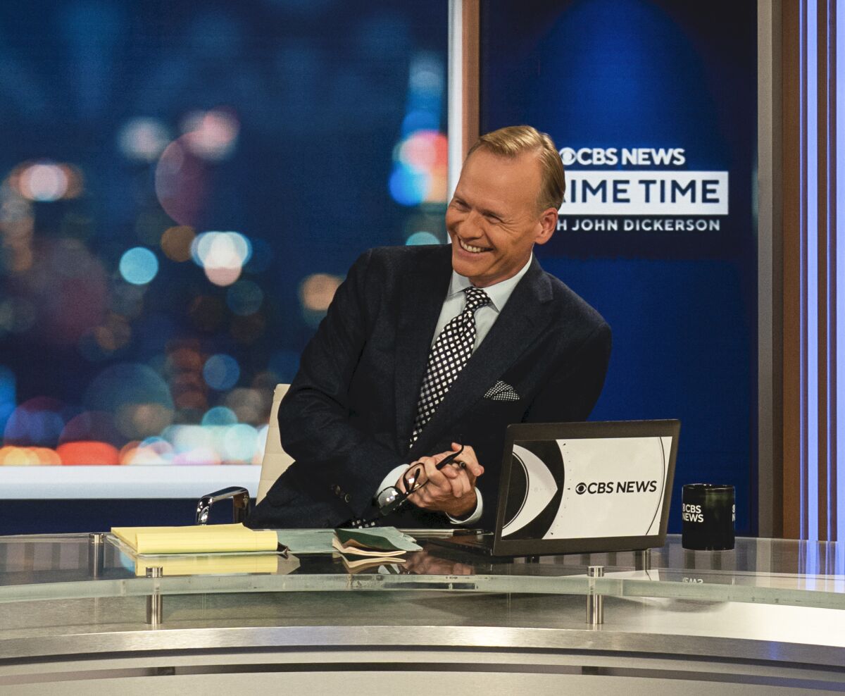 John Dickerson will host "CBS News Prime Time" on CBS News Streaming.
