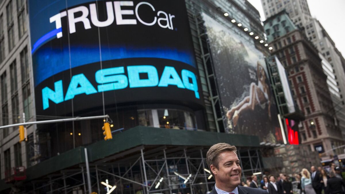Daher Capital says, as an investor, it was a beneficiary when the car-buying search website TrueCar went public in 2014.