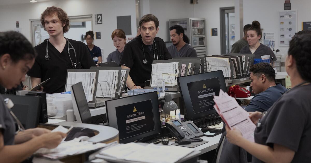 Enquanto ‘The Pit’ sofre um colapso digital, um humano salva o dia