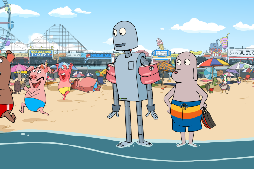 Una escena de la cinta animada "Robot Dreams".