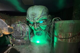 A look inside Knott's Scary Farm's "Room 13" maze.