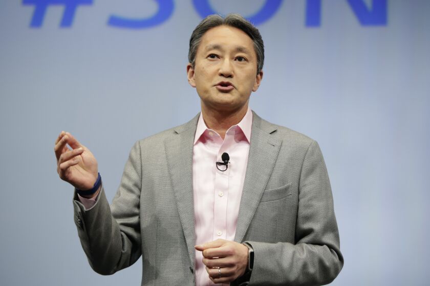 Kazuo Hirai is president and CEO of Sony.