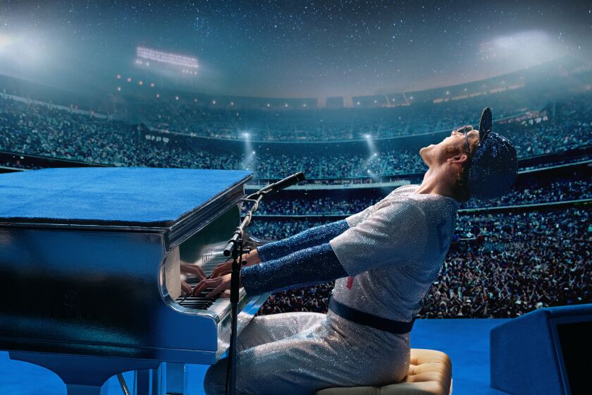 Taron Egerton in "Rocketman" from Paramount Pictures. Credit: David Appleby/Paramount Pictures