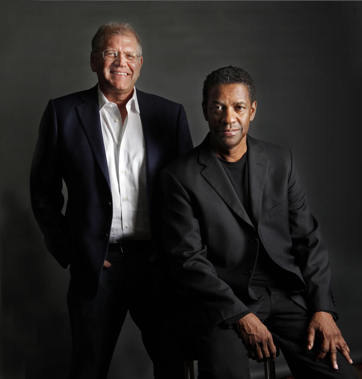 Director Robert Zemeckis and Denzel Washington worked together on the new movie "Flight."